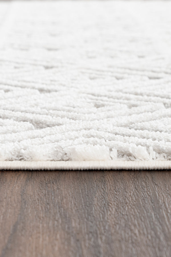 Koza Hayad Monaco Krem Siyah Tozumaz Halı 33342