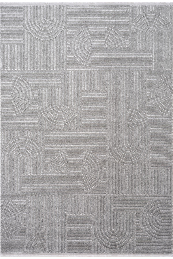 Koza Hayad Monaco Gri Tozumaz Halı 33471D