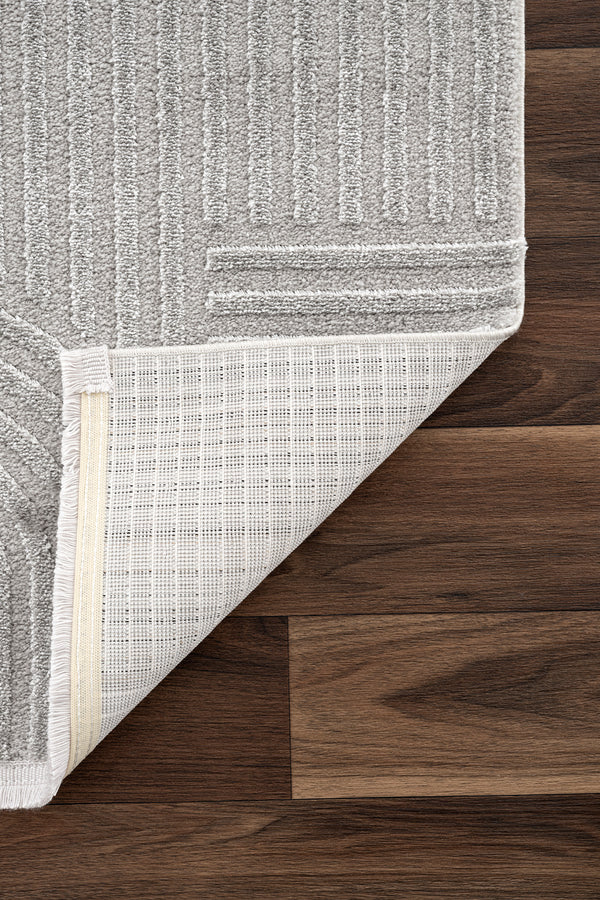 Koza Hayad Monaco Gri Tozumaz Halı 33471D