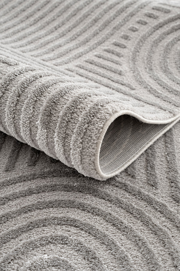 Koza Hayad Monaco Gri Tozumaz Halı 33471D