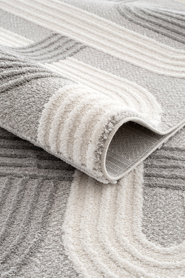 Koza Hayad Monaco Gri Tozumaz Halı 33472D