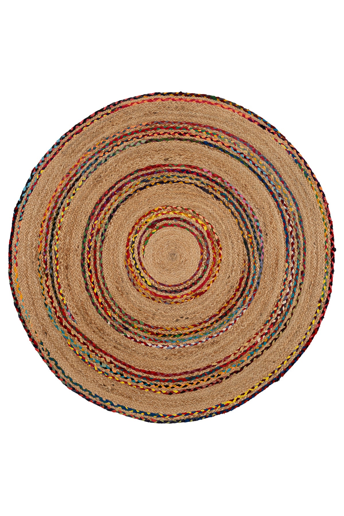 Natura Natural Jüt Yuvarlak Halı 00002A