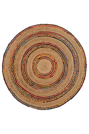 Natura Natural Jüt Yuvarlak Halı 00002A