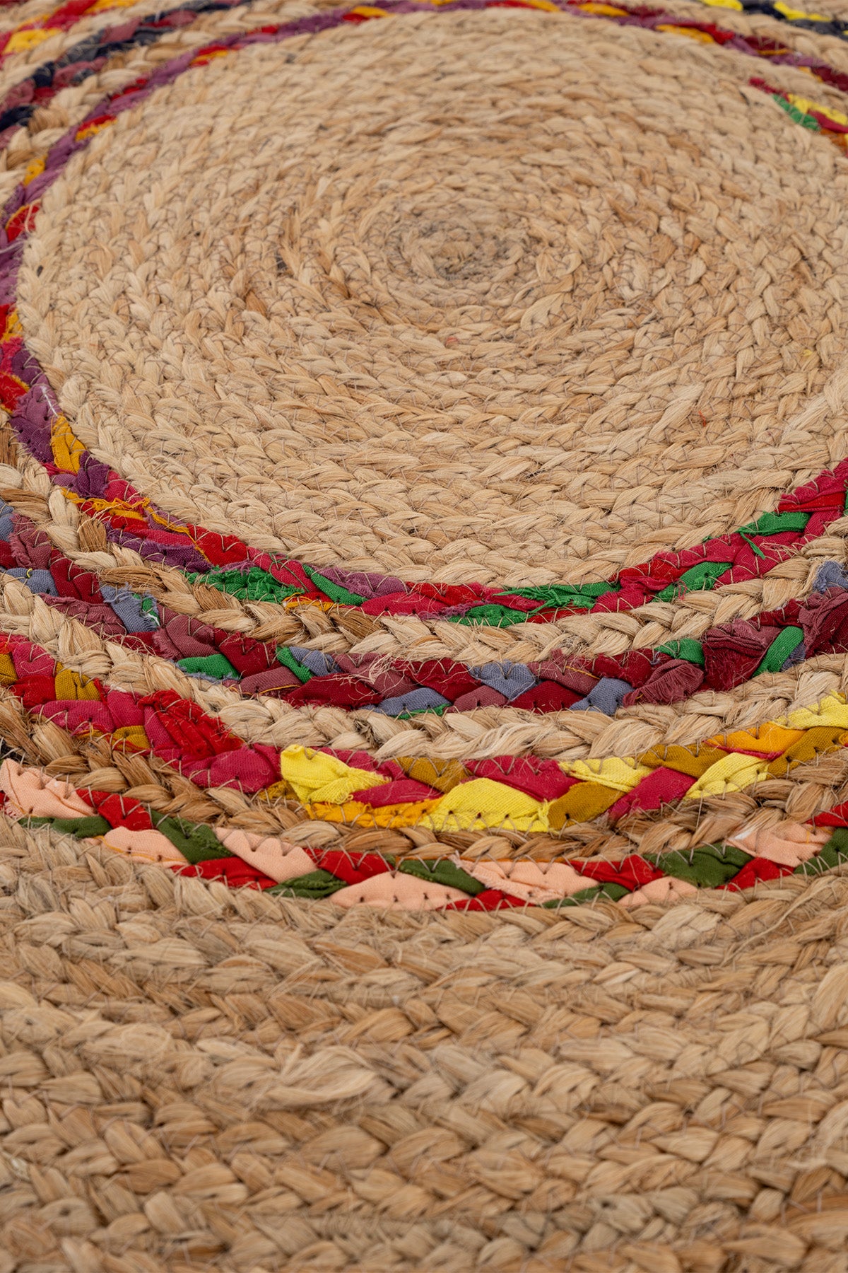 Natura Natural Jüt Yuvarlak Halı 00002A