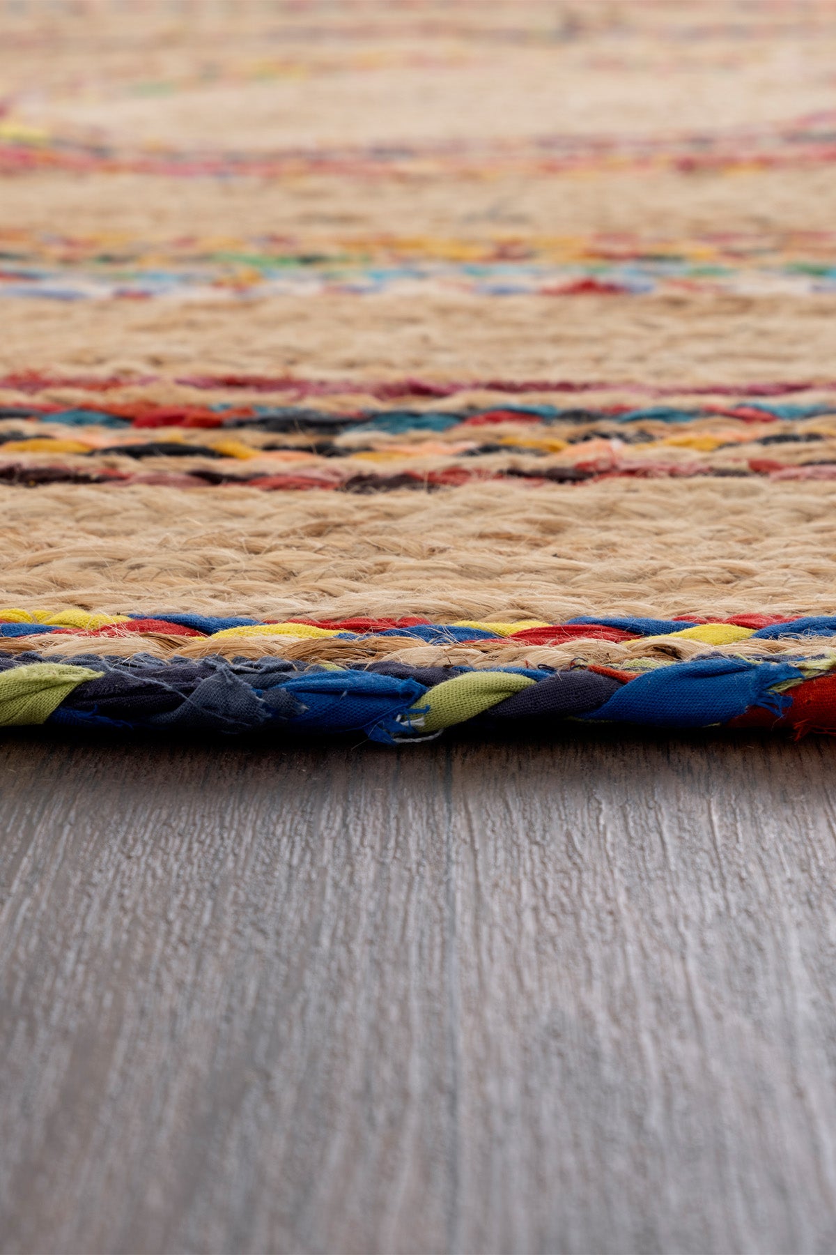 Natura Natural Jüt Yuvarlak Halı 00002A