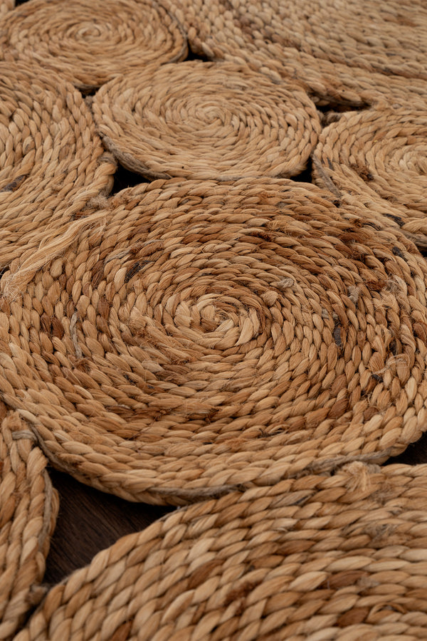 Natura Natural Jüt Yuvarlak Halı 00003A