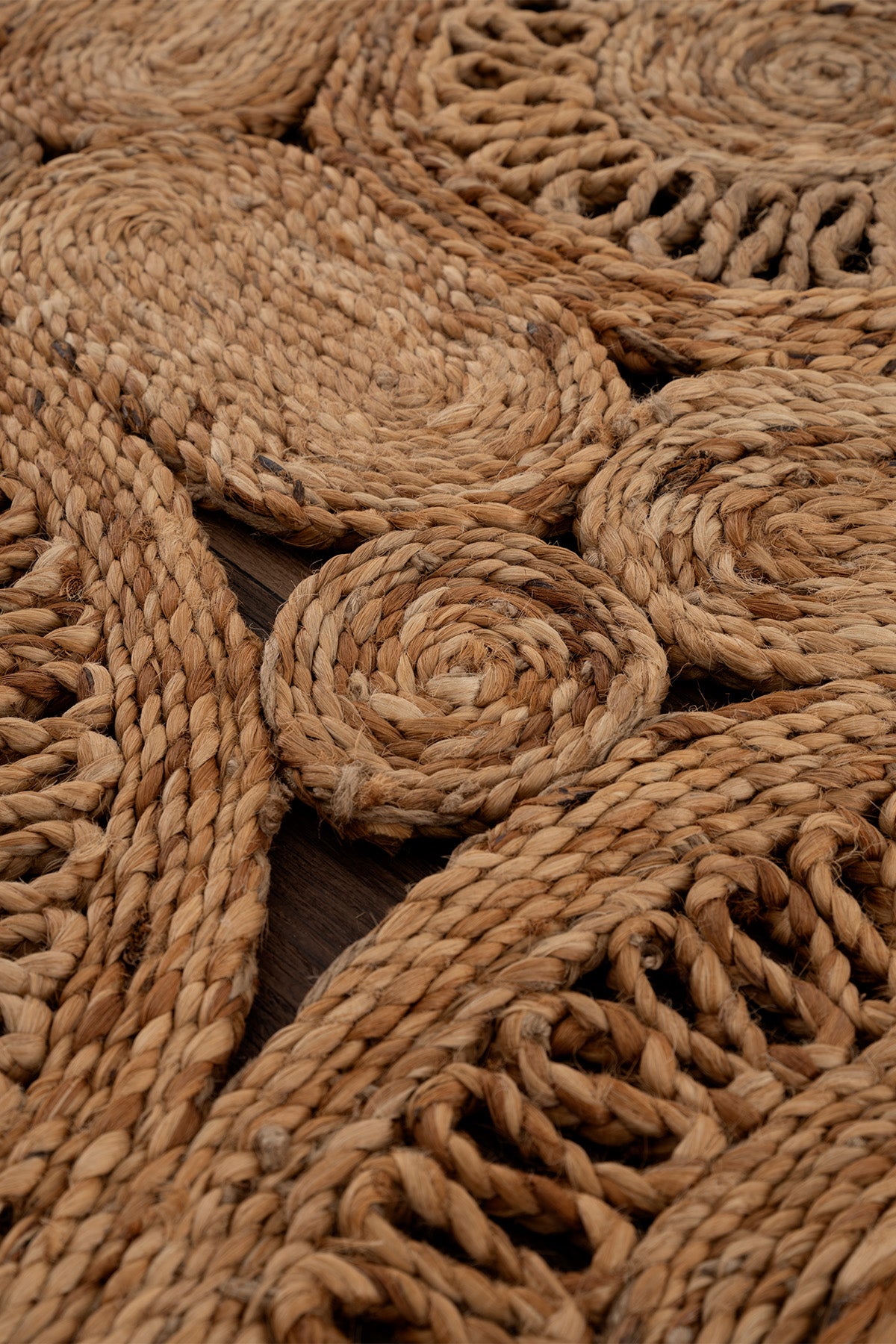 Natura Natural Jüt Yuvarlak Halı 00004A