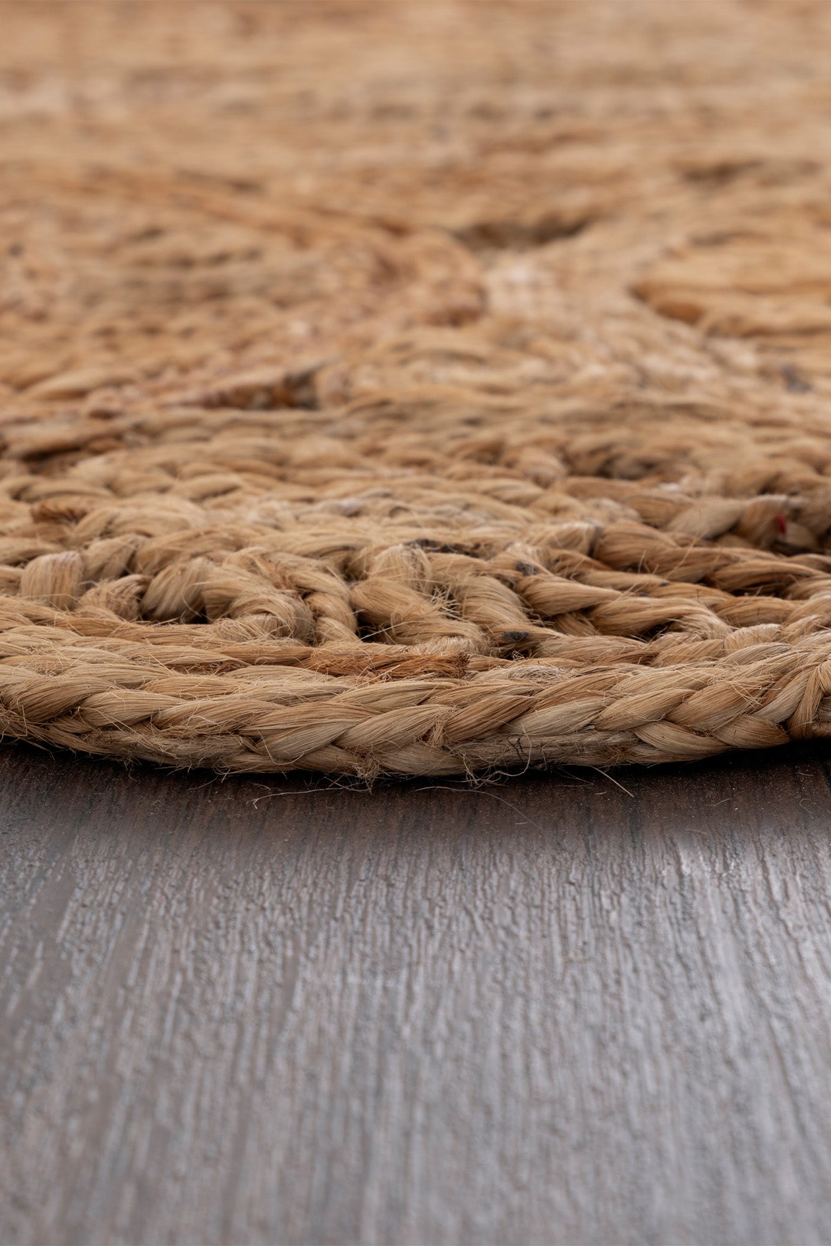 Natura Natural Jüt Yuvarlak Halı 00004A