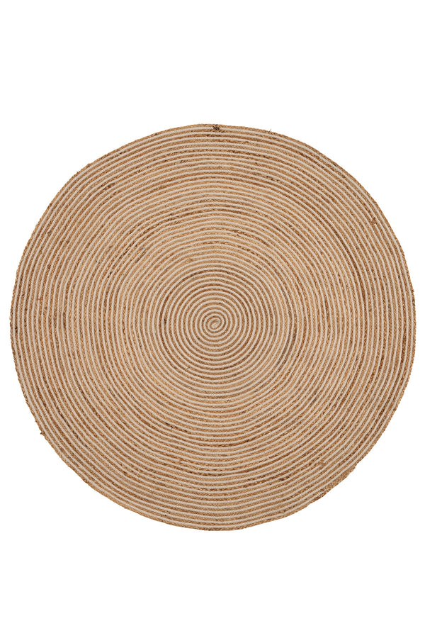 Natura Natural Jüt Yuvarlak Halı 00008A