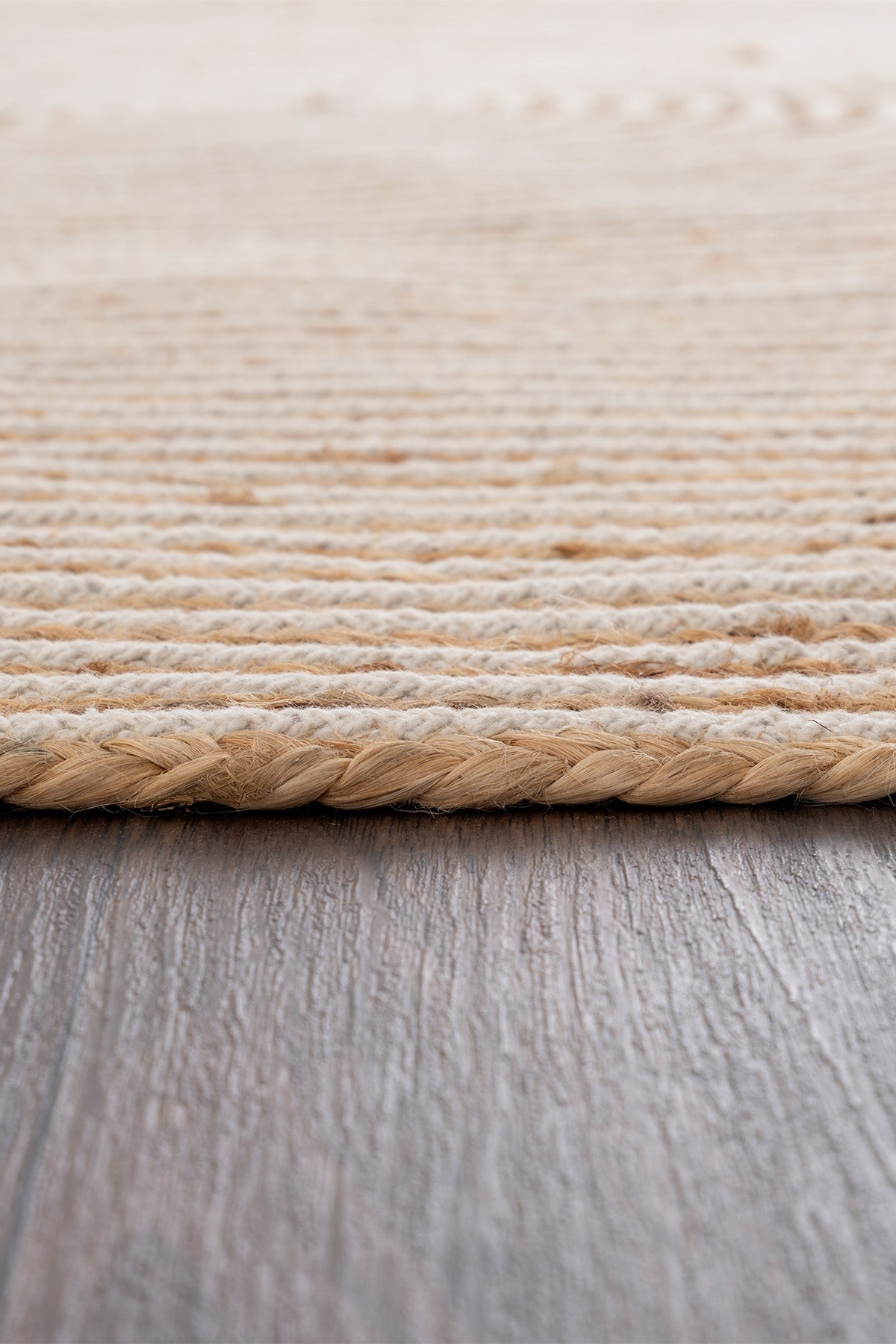 Natura Natural Jüt Yuvarlak Halı 00008A