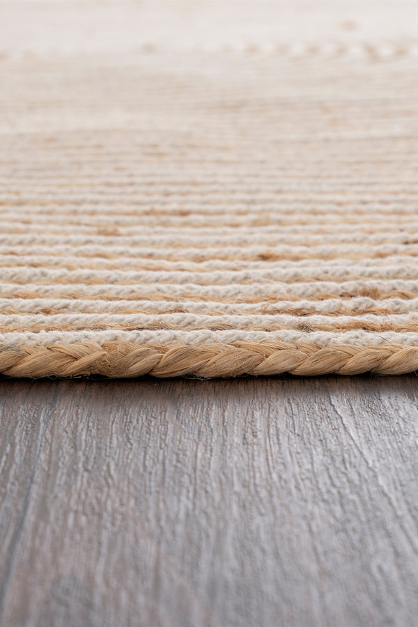 Natura Natural Jüt Yuvarlak Halı 00008A