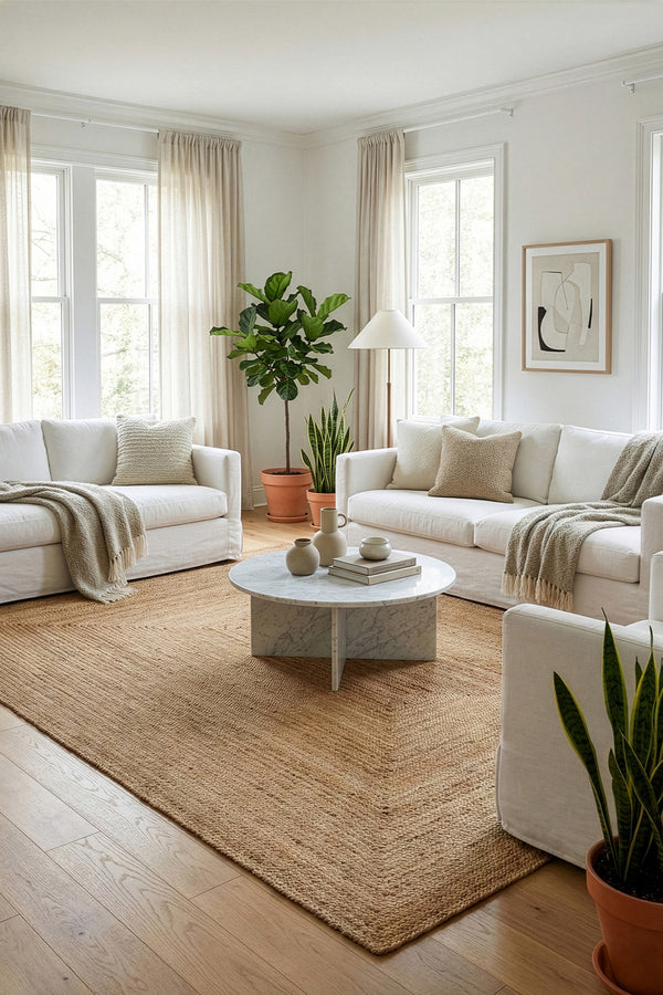 Natura Natural Jüt Halı 00010A