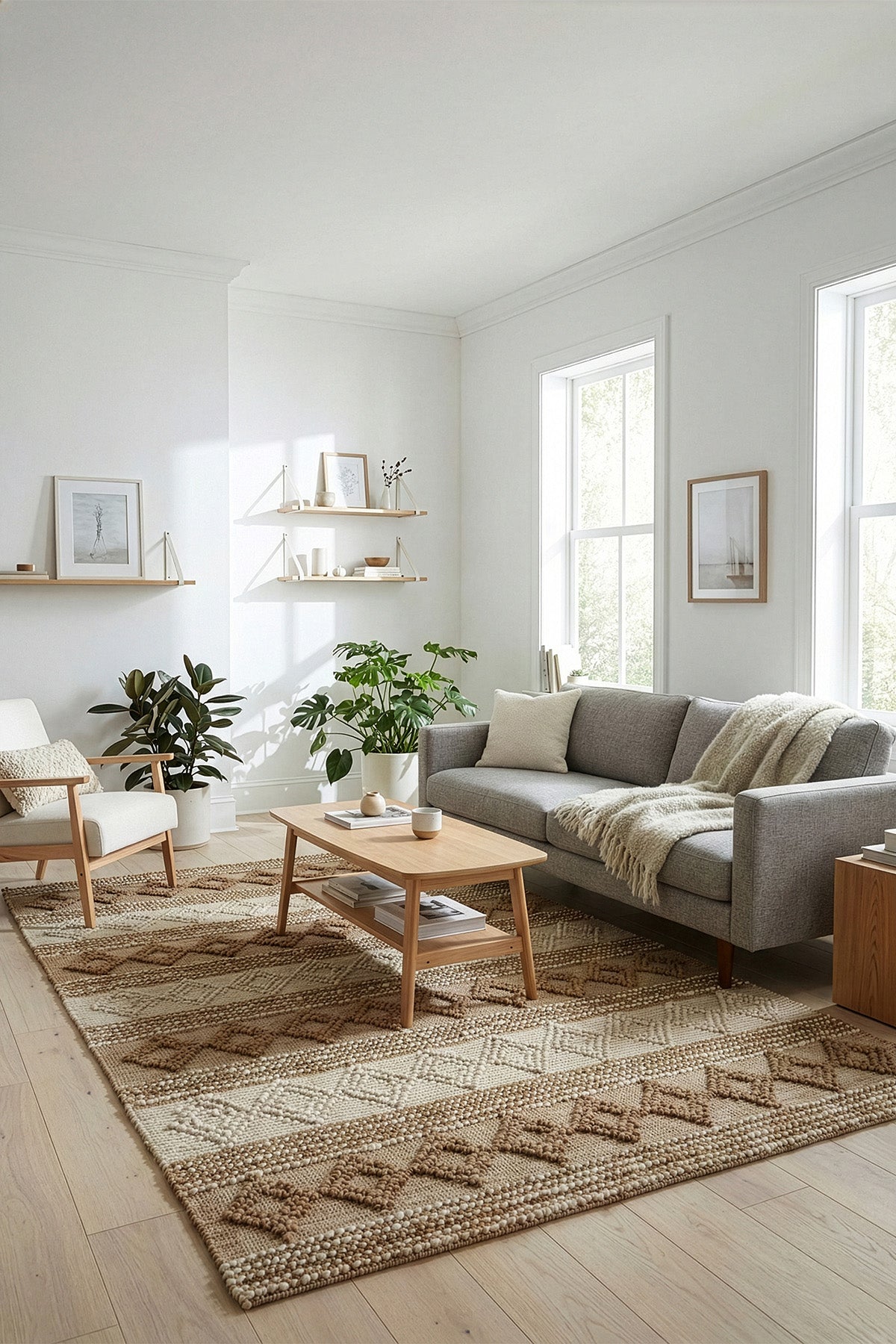 Natura Natural Jüt Halı 00025A