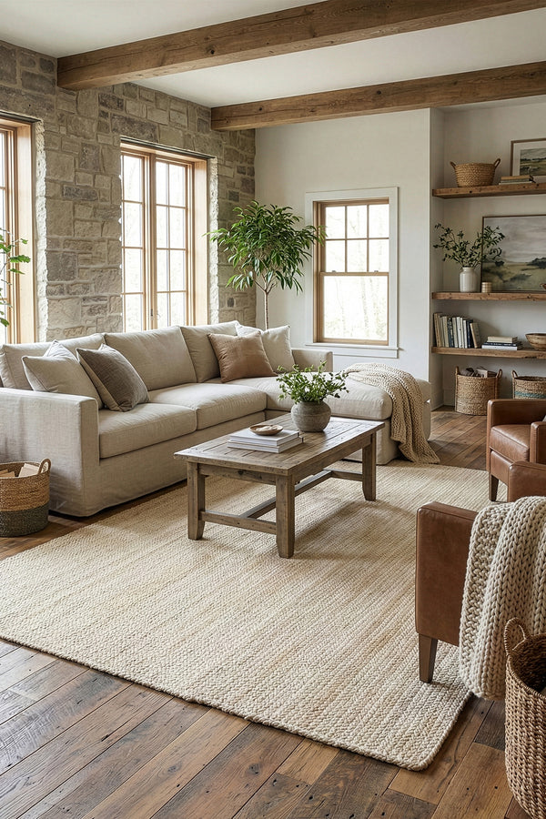 Natura Natural Jüt Halı 00026A