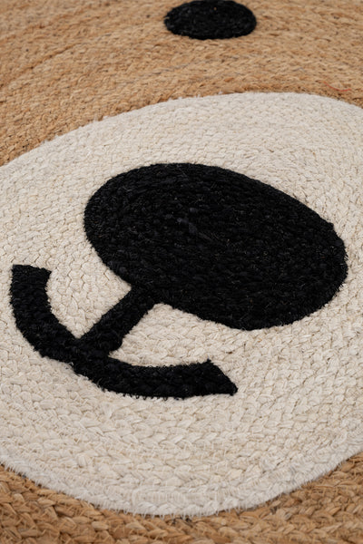 Natura Jüt Yuvarlak Çocuk Odası Halısı 00027A