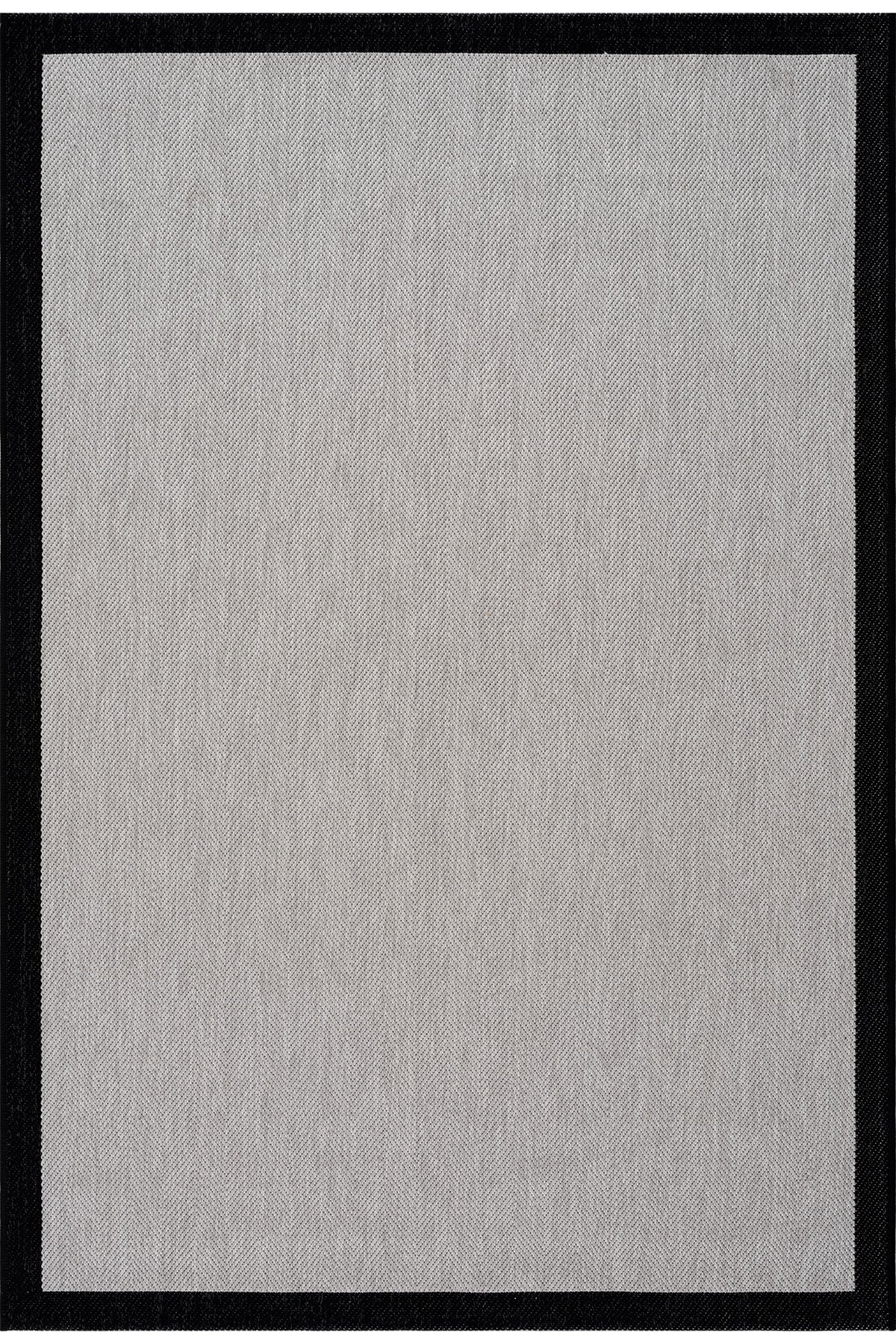 Fresco Soft Gri Siyah Yıkanabilir Halı A3936A