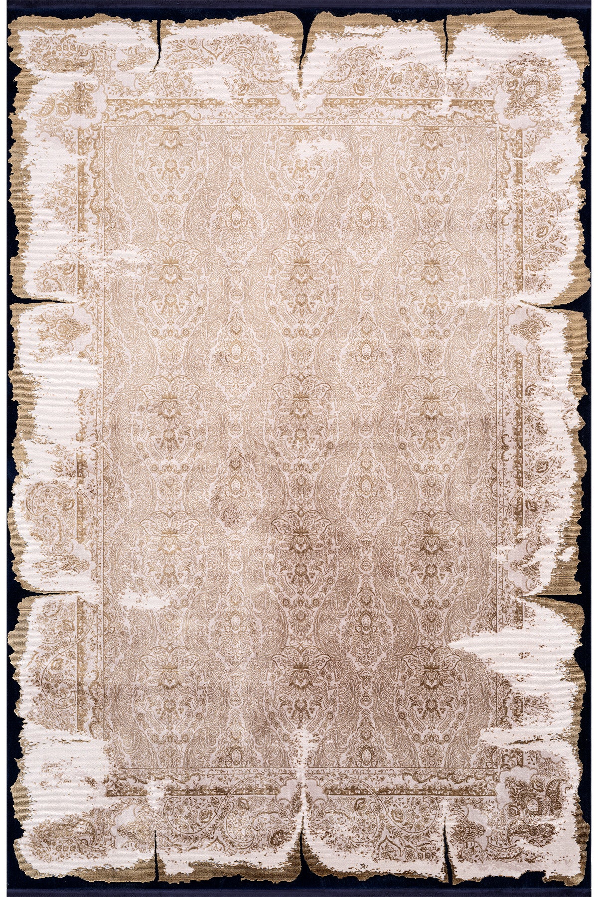 Koza Nostalgia Bej Gold Salon Halısı A3008A