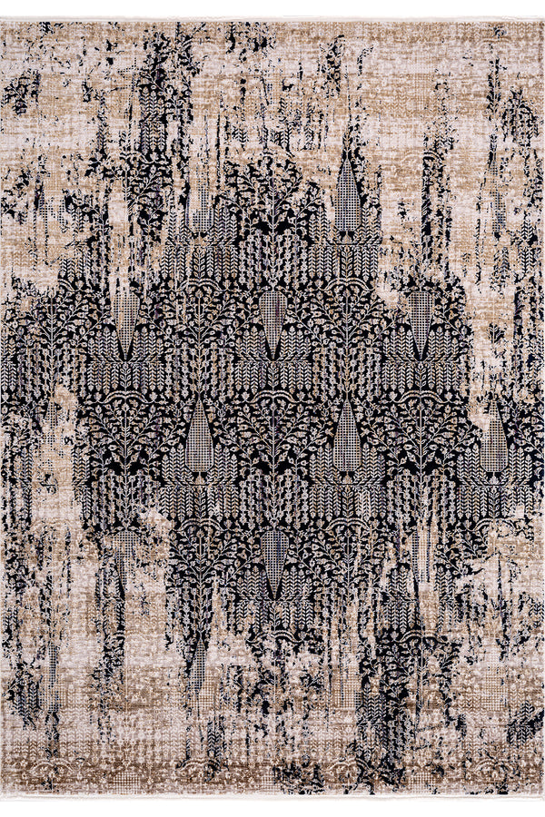 Koza Nostalgia Bej Gold Salon Halısı A3012A