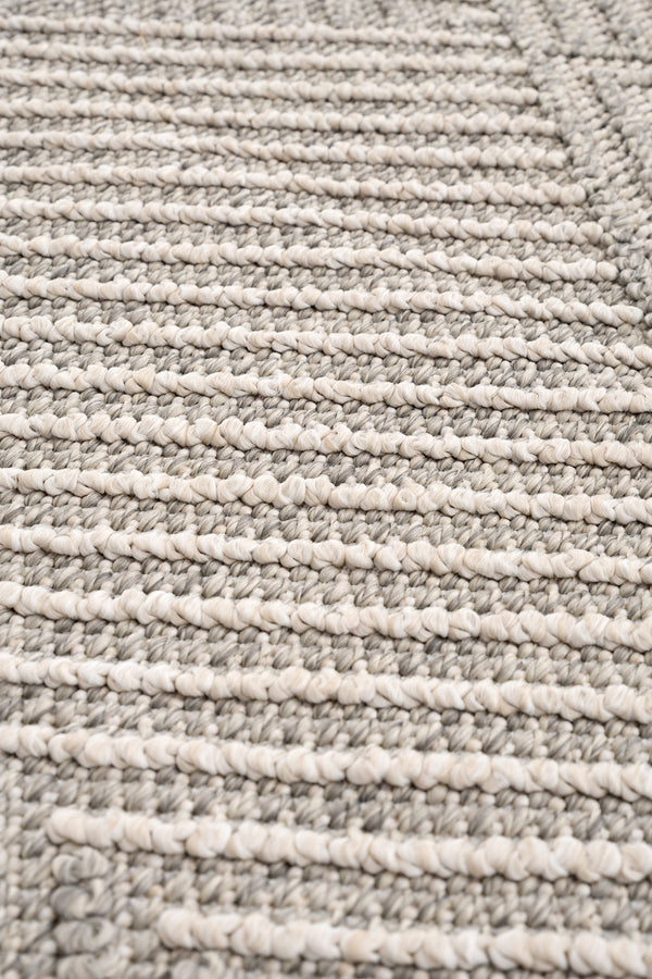 Retro Krem Gri Tozumaz Halı 19270A