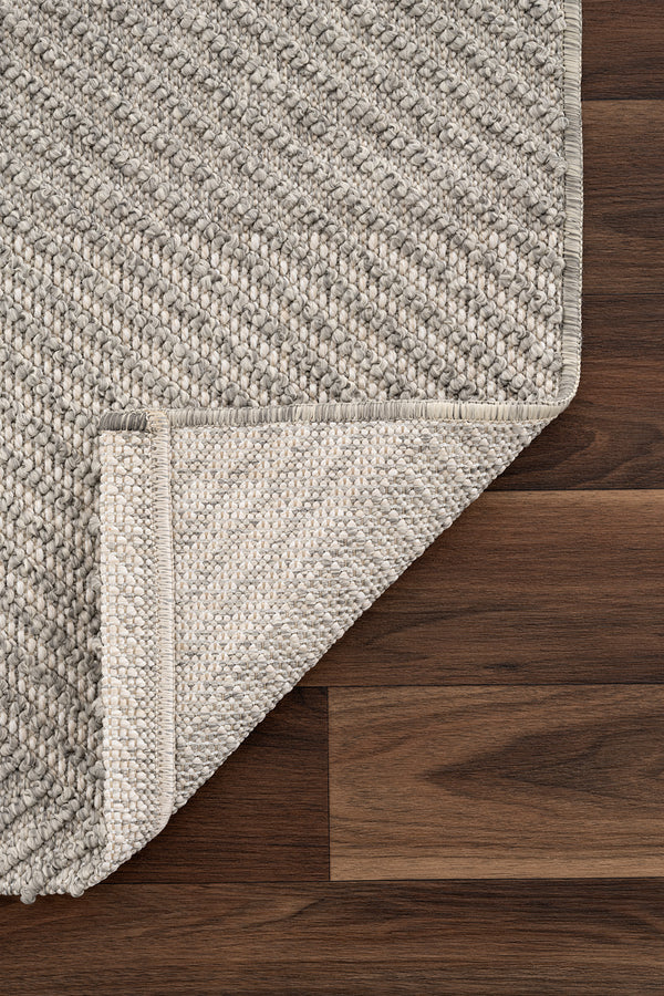 Retro Krem Gri Tozumaz Halı 19270A