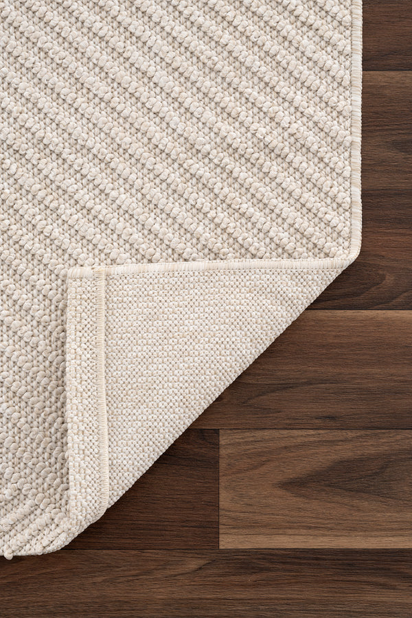 Retro Krem Krem Tozumaz Halı 19270A