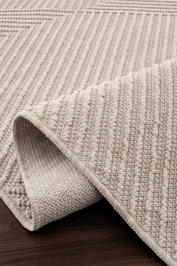 Retro Krem Krem Tozumaz Halı 19270A