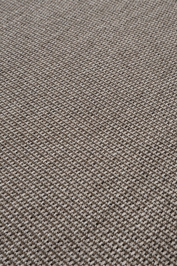 Koza Premium Sahara Bordure Gri-Bordür Siyah Sarı Sisal Halı B3610K