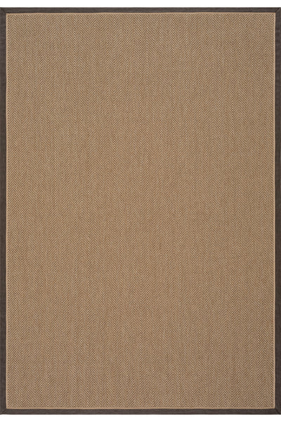 Koza Sahara Natural Bordür Kahve Bej B3616C