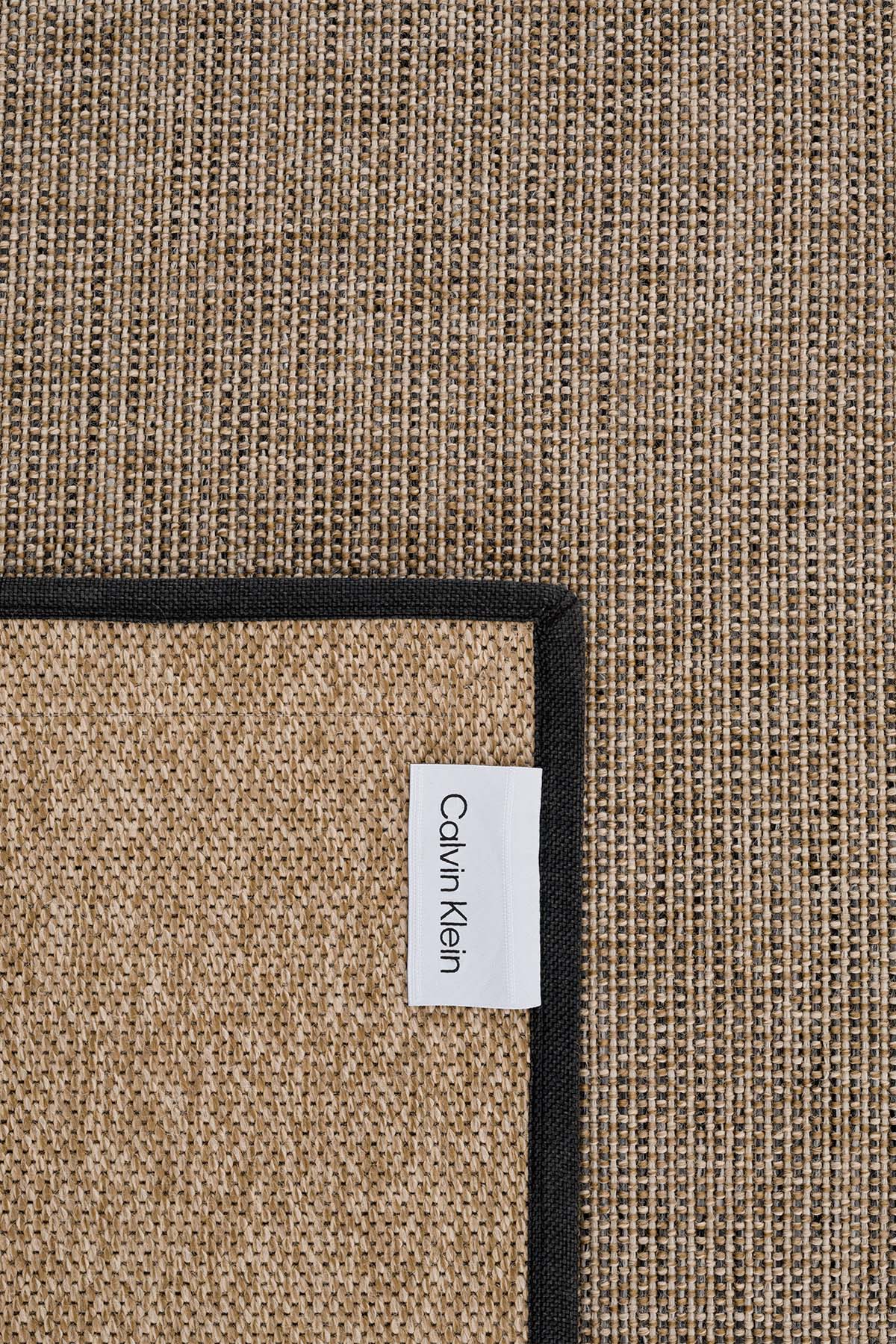 Calvin Klein Signature Bordure Siyah Gri Halı B3622B