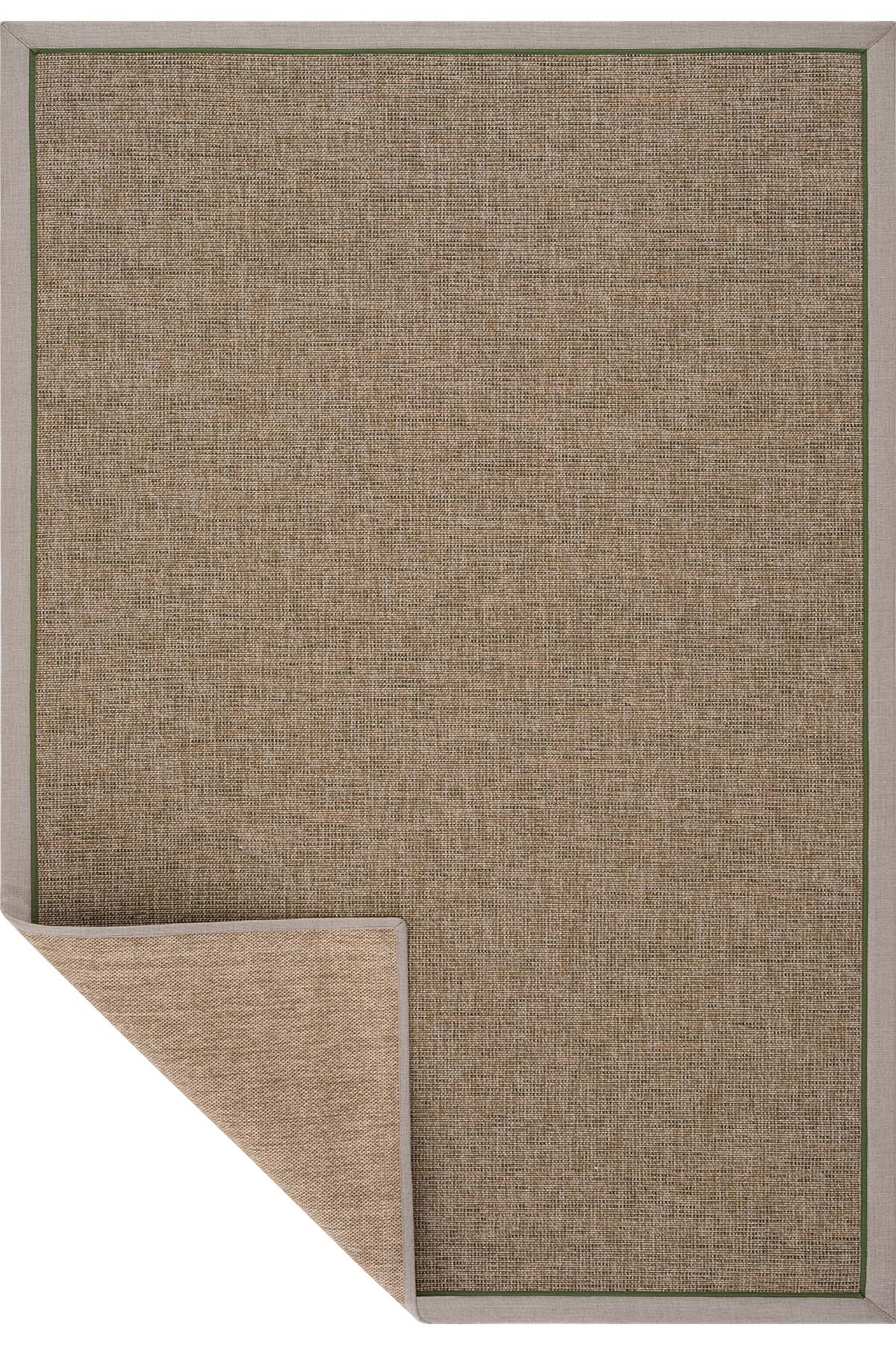 Calvin Klein Signature Bordure Bej Yeşil Halı B3622D