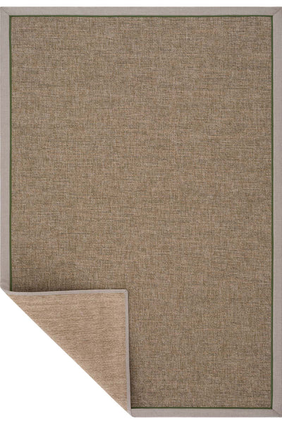 Calvin Klein Signature Bordure Bej Yeşil Halı B3622D