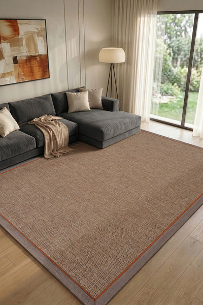 Calvin Klein Signature Bordure Vizon Turuncu Halı B3622E