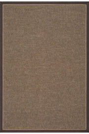 Calvin Klein Signature Bordure Kahve Bej Halı B3622C