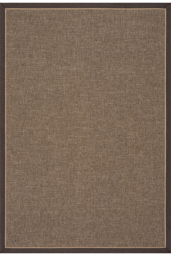 Calvin Klein Signature Bordure Kahve Bej Halı B3622C
