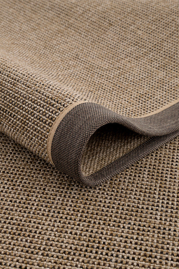 Calvin Klein Signature Bordure Kahve Bej Halı B3622C