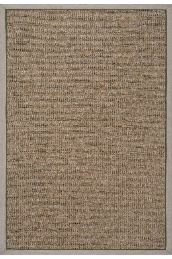 Calvin Klein Signature Bordure Bej Yeşil Halı B3622D