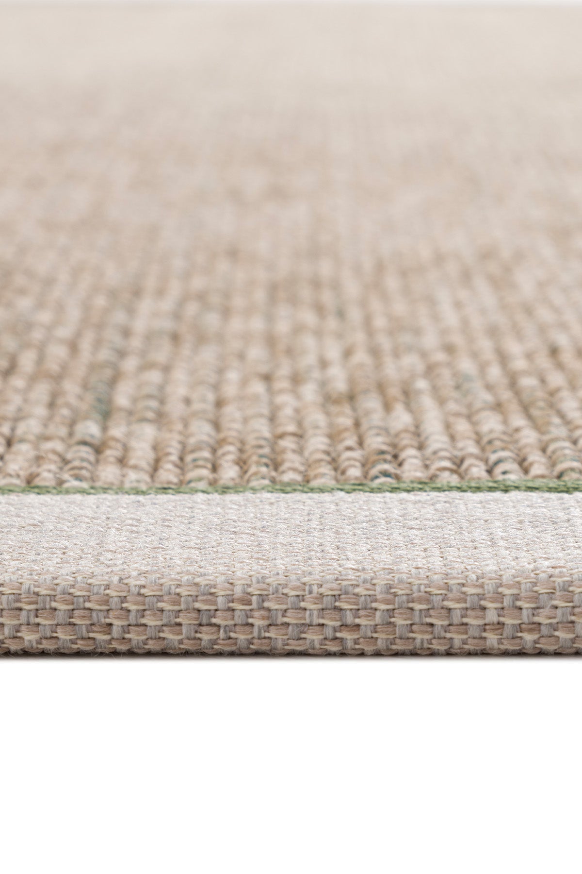 Calvin Klein Signature Bordure B3622D  Bej Yeşil Halı