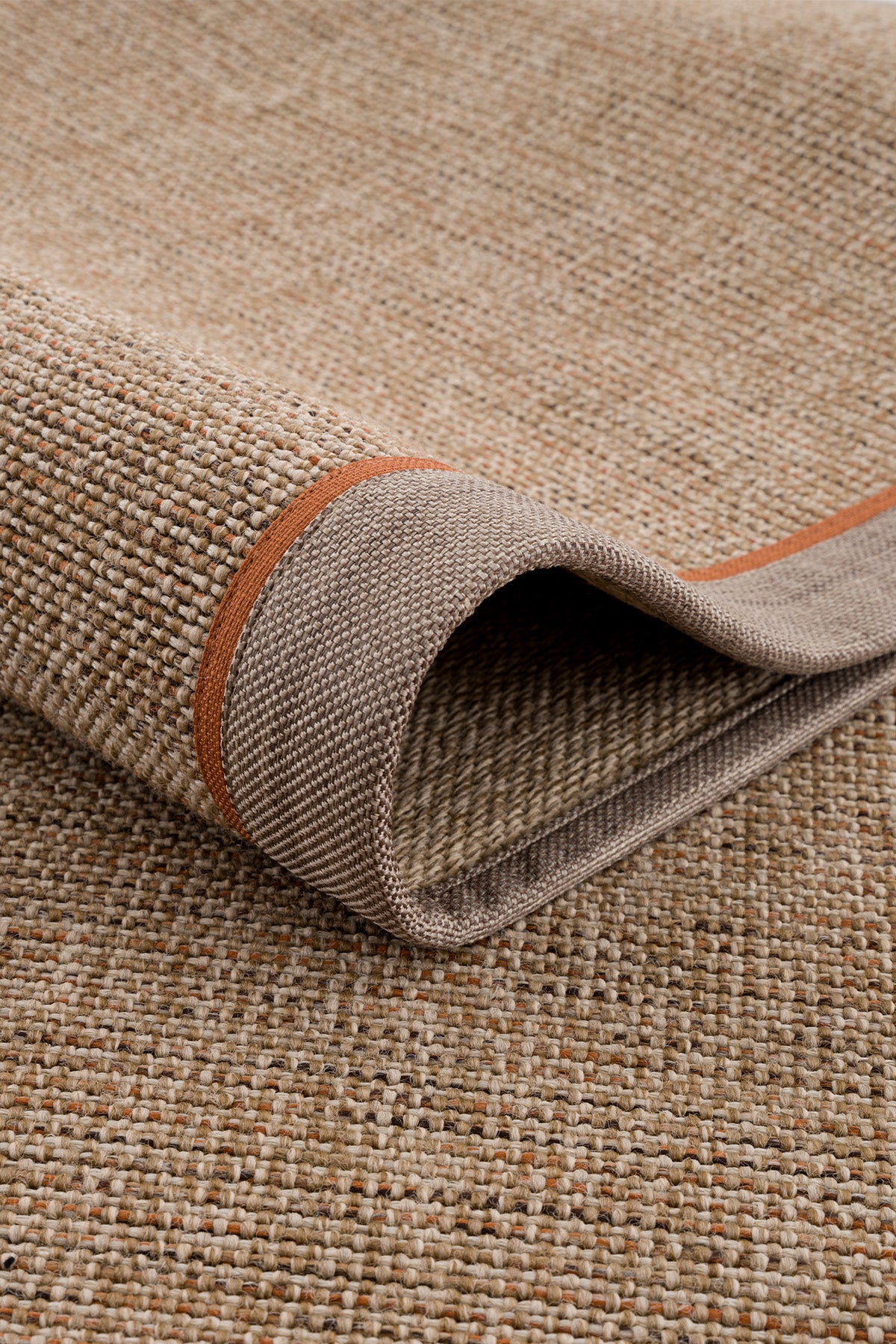 Calvin Klein Signature Bordure B3622E  Vizon Turuncu Halı