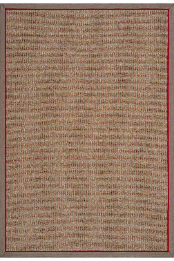 Calvin Klein Signature Bordure Vizon Kırmızı Halı B3622F