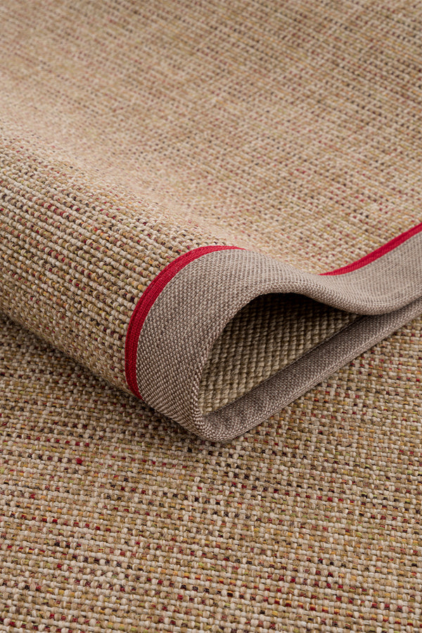 Calvin Klein Signature Bordure Vizon Kırmızı Halı B3622F