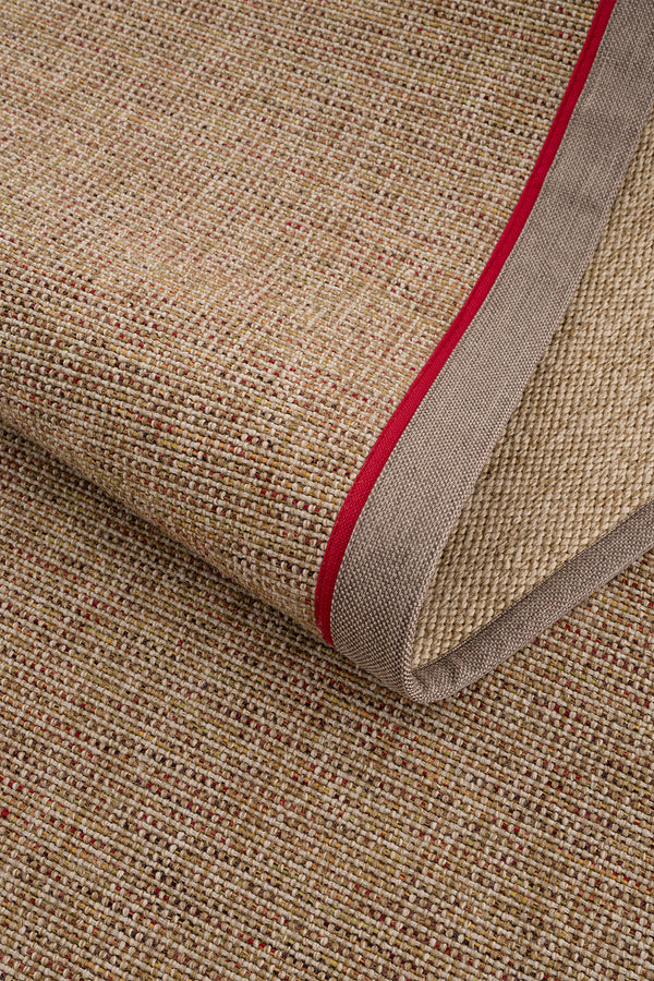 Calvin Klein Signature Bordure Vizon Kırmızı Halı B3622F