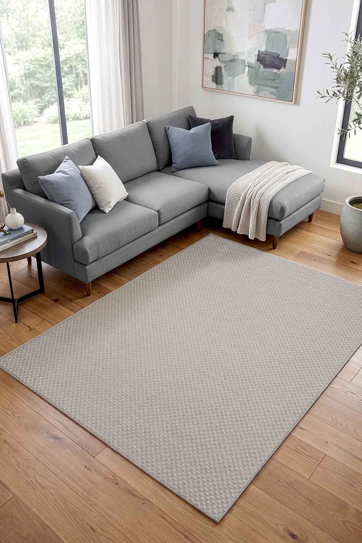 Sisalo Krem Gri Halı B3416B
