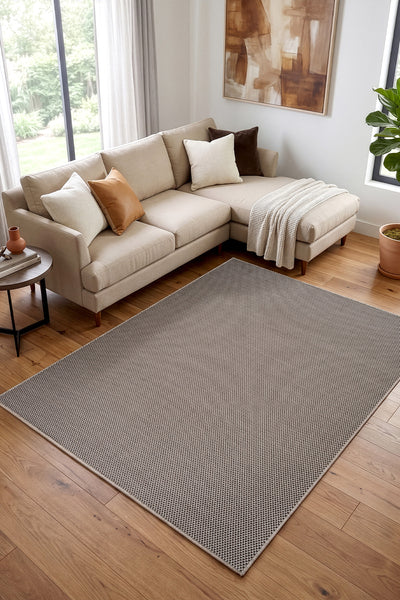 Sisalo Krem Kahve Halı B3417D