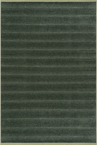 Stripe Yeşil Kaymaz Taban Kilim  33011A