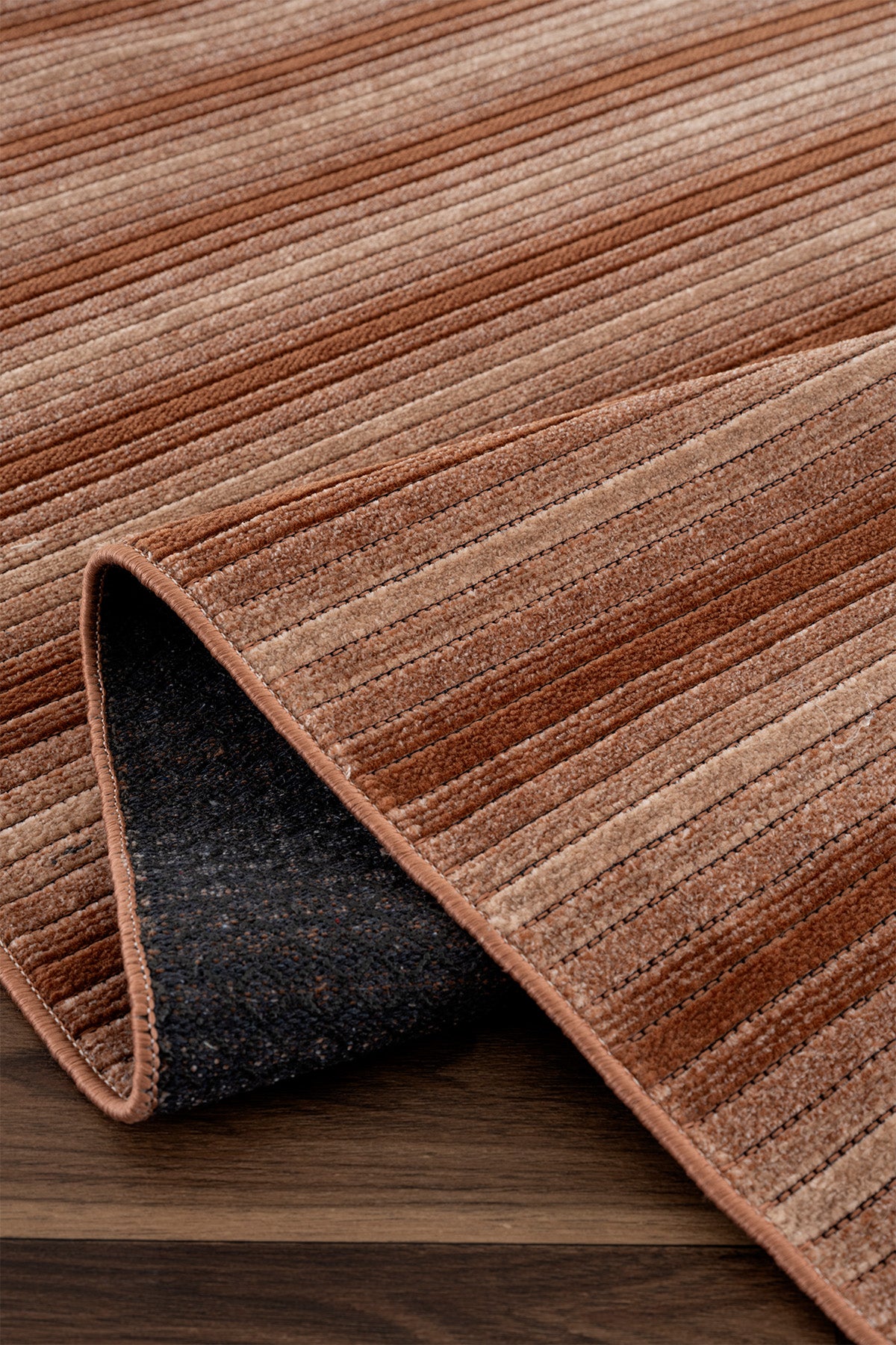 Stripe Terra Kaymaz Taban Kilim  33012A