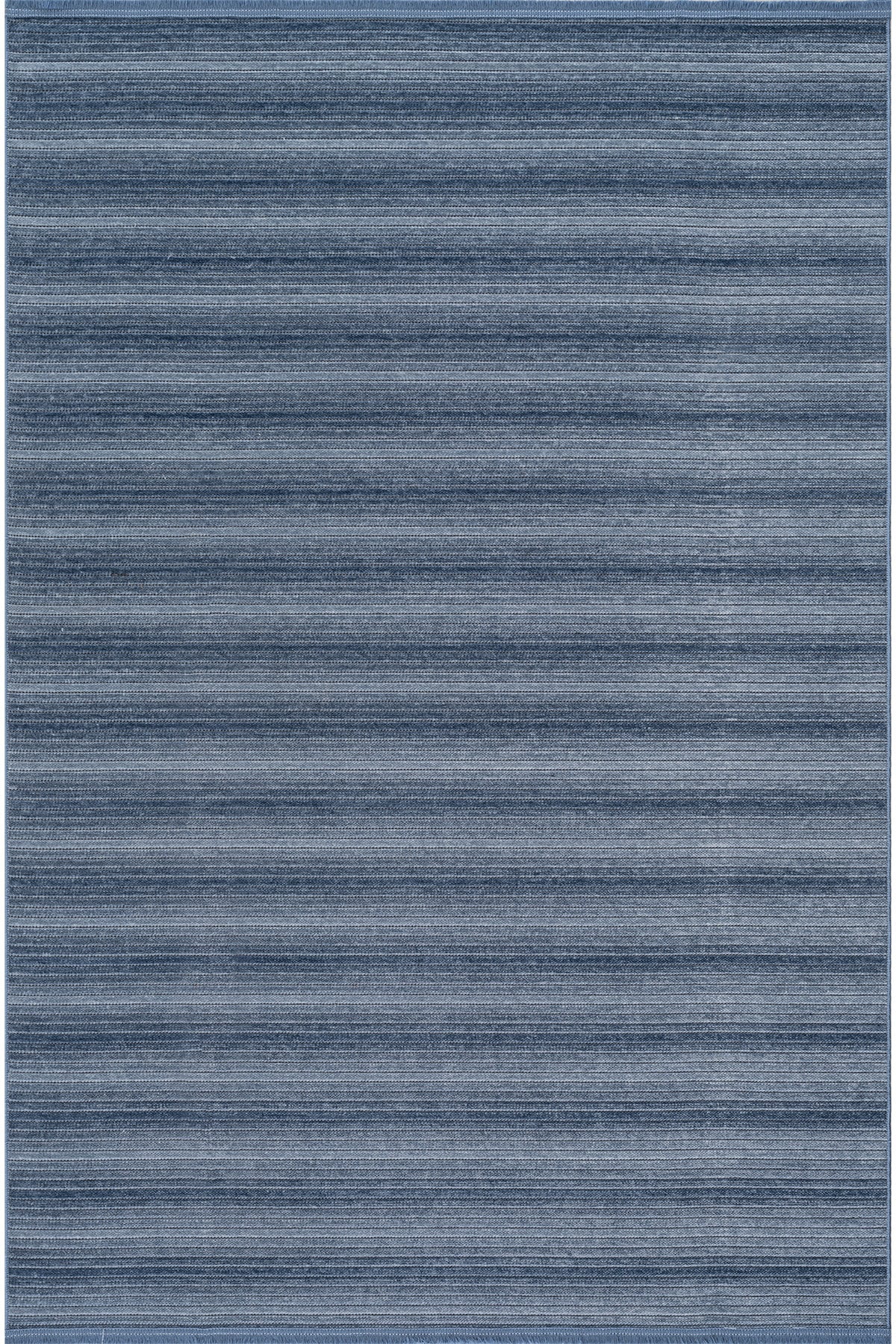Stripe Mavi Kaymaz Taban Kilim  33013A