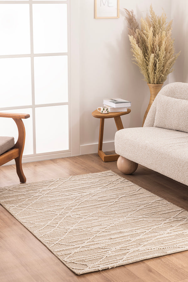 Alba Bej Krem Tozumaz Halı 19232A