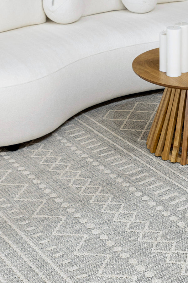 Alba Gri Krem Tozumaz Halı 19237A