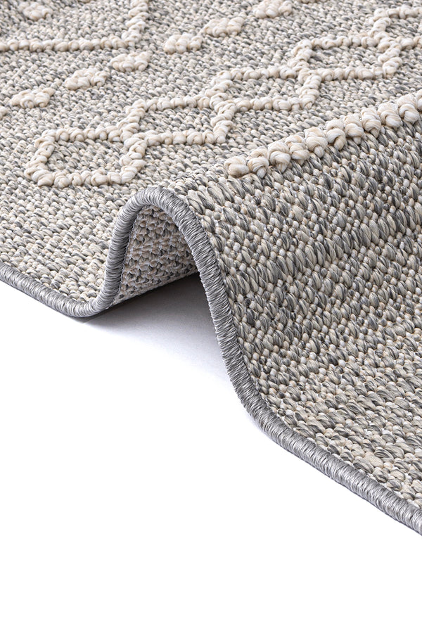 Alba Gri Krem Tozumaz Halı 19237A