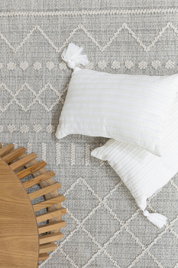 Alba Gri Krem Tozumaz Halı 19237A